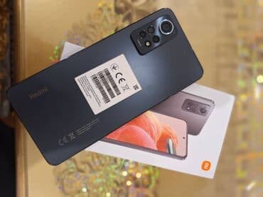 телефоны в россрочку: Redmi, Redmi 12, Колдонулган, 256 ГБ, түсү - Кара, 2 SIM — 1