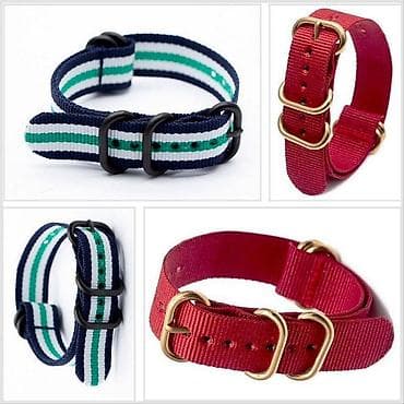 Ремешок сверхмощный, нейлоновый для часов, роскошный цветной