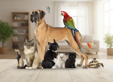 Временная передержка на дому, без клеток и вольеров на время Вашего