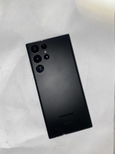 Samsung Galaxy S22 Ultra, Колдонулган, 256 ГБ, түсү - Кара, 1 SIM — 1