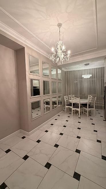 flat osh: 4 комнаты, 100 м², Ала-Арча ТРЦ Элитка, 12 этаж, Евроремонт — 4