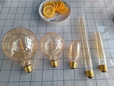 электрические лампы: Лампа Эдисон филамент для кафе и баров дешевле чем в магазине — 2