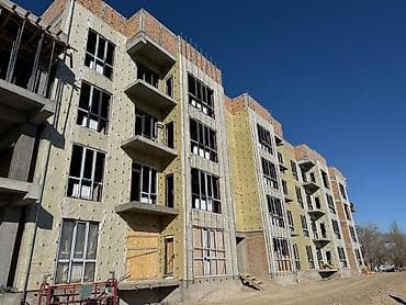 комнаты в ысык куле: 2 комнаты, 70 м², 3 этаж, Готовая ПСО (под самоотделку) — 5