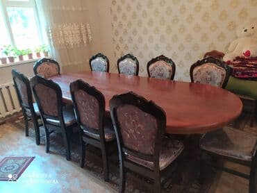 Шкафы: Стол для зала, Б/у, Не раскладной, Овальная — 1