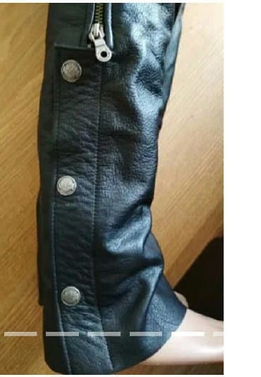 мото одежды: Новые Кожаные (натуральная кожа) мотоштаны-чапы-чапсы-легины-гетры — 6