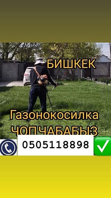 Уборка территории, Стрижка газона