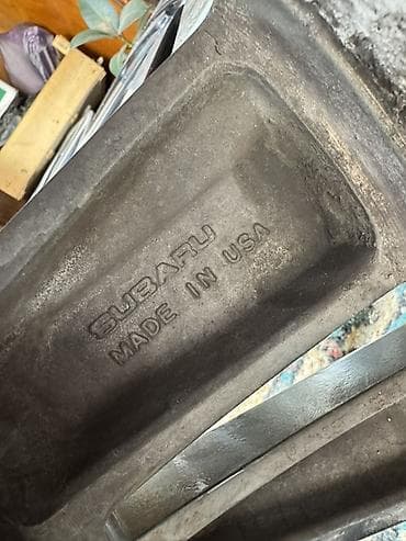 Литой диск Subaru (оригинал), R18 в идеальном состоянии 3шт 1шт чуть — 4