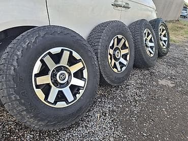 Колеса в сборе R 17, Всесезонная, Комплект, Внедорожные (АТ/МТ), Литые