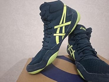 борцовки asics tiger: Мужские кроссовки, 39.5, Asics, Б/у, цвет - Синий — 2