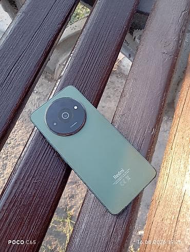 redmi note 14: Redmi, Redmi A3, Б/у, 128 ГБ, цвет - Зеленый, 2 SIM — 1