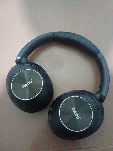 срочно продаю ноутбук бишкек: Беспроводные наушники DADU (овер-ир). Особенности и функции: - — 4