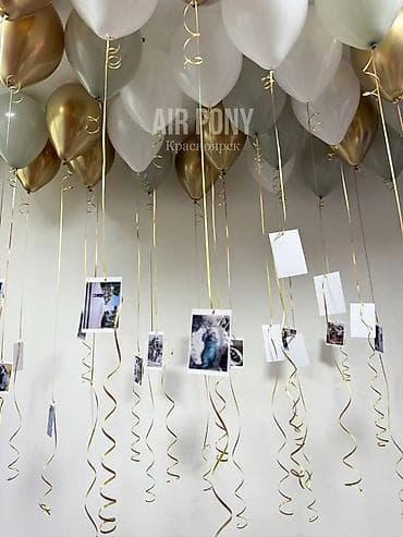 балон 12: Воздушные шарики и декоративные композиции для выписки из роддома — 7