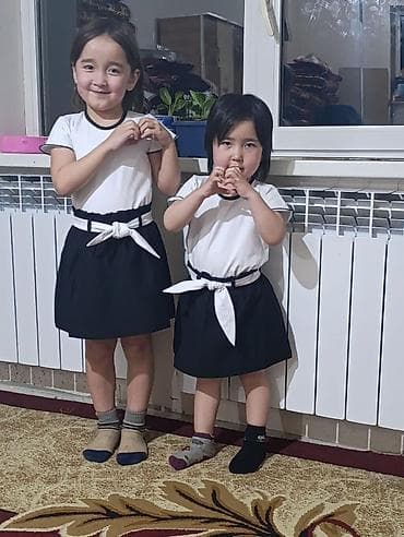 Балдардын башка кийимдери: Комплект, түсү - Ак, Жаңы — 2