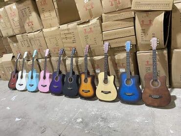 купить гитару в бишкеке бу: Новые с коробки акустические гитары с металлическими струнами 38 — 1