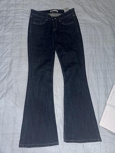 second hend: Трендовые джинсы 2026 Средняя посадка, актуальный фасон bootcut с — 1