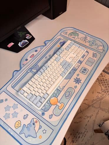 Мониторлор: Клавиатура, Механикалык, Зымдуу туташтыруу, Өлчөмү: 100% — 2