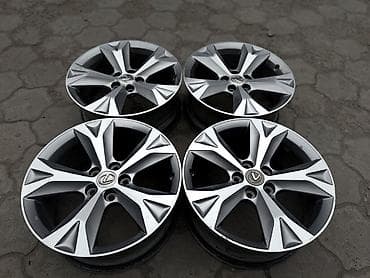 01: Литые Диски R 18 Lexus, Комплект, отверстий - 5, Б/у — 4