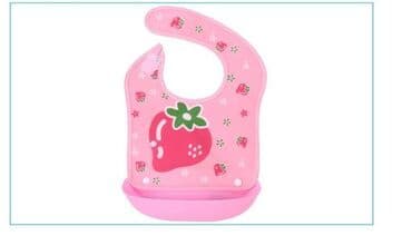 непромокаемые пеленки для детей: Нагрудник детский для кормления с силиконовым водонепроницаемым — 3