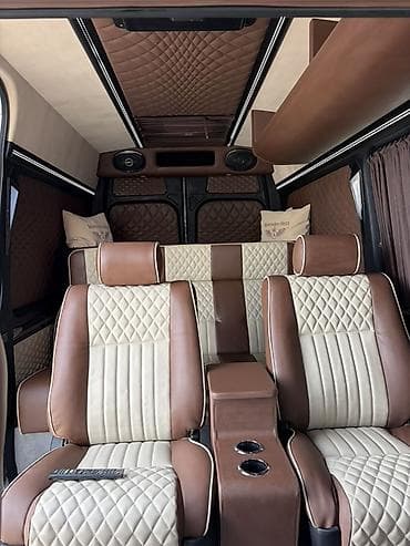 volkswagen caravelle t5: Премиальный тюнинг и перетяжка салонов микроавтобусов/фургонов - — 4