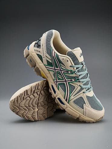 Кроссовки, 38, 41, 39, Asics, Новый, цвет - Бежевый, Бесплатная доставка