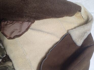 Куртки: Продаю дубленку,овчина, очень теплая,52 размер,мужская — 2