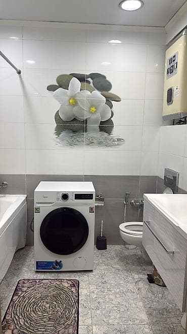 молодая гвардия бишкек: 2 комнаты, Агентство недвижимости, Без подселения, С мебелью полностью — 7