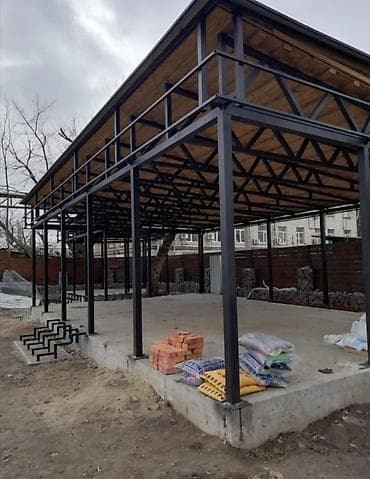 навес дома: 🔹 Виды навесов: ✔ Односкатные ✔ Двускатные ✔ Арочные ✔ Конвертные — 4