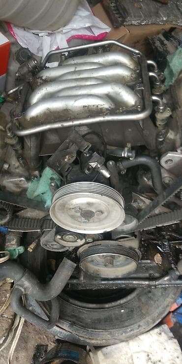 Автохимия: Бензиновый мотор Audi 1993 г., 2.6 л, Б/у, Оригинал — 6