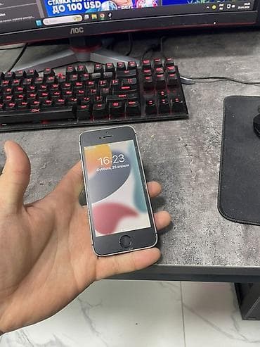 mini 4 pro: IPhone SE, Б/у, 32 ГБ, Space Gray, 95 % — 2