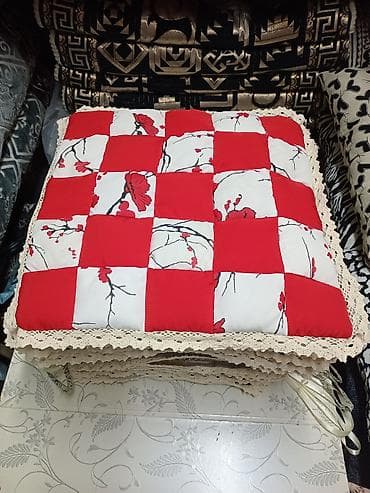 подушка сиденья: Отургуч үчүн жумшак төшөкчө (Сидушка) ​ ​Дизайны: Классикалык "шахмат" — 7