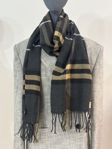 Ковролин: Люксовые аналоги шарфов Burberry в фирменной клетке Брендированная — 6