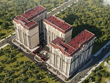 110: 2 комнаты, 78 м², Асанбай мкр Элитка, 12 этаж, ПСО (под самоотделку) — 1