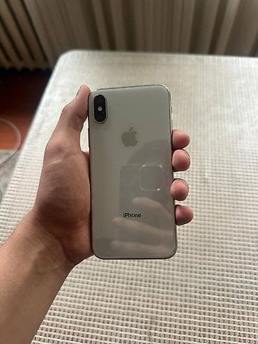 lg k10: IPhone X, Б/у, 64 ГБ, Серебристый, 100 % — 3