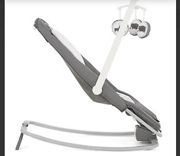 chicco echo: Детский шезлонг, Б/у, Качалка, Другой материал, цвет - Серый — 3