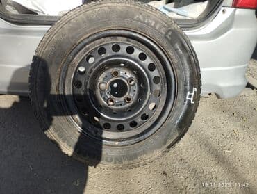 шипованные шины б у: Колеса в сборе 195 / 65 / R 15, Зимняя шипованная, Б/у, 1 шт, Легковые, Железные, отверстий - 5 — 2