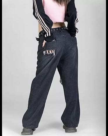 дедские одежды: Широкие джинсы, худи, шорты (Streetwear / Y2K) Продаю молодежные вещи — 5