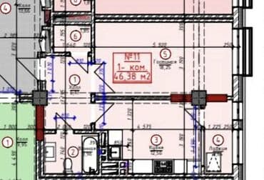 жк весна: Строится, Элитка, 1 комната, 46 м² — 2