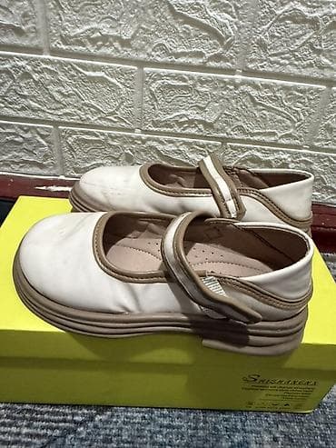 dunk low: Детские туфли для девочки (2 пары) 1) Кремово‑белые туфли с бантом - — 4