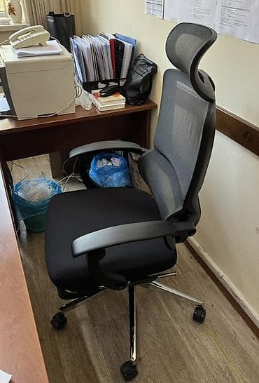 Столдор: Офис креслолор, Дөңгөлөктүү, түсү - Кара, Өзү алып кетүү — 2