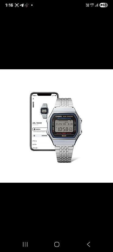 samsung a 01 core: Casio ABL-100WE — оригинал есть полный коробкой, ретро-цифровые часы с — 1