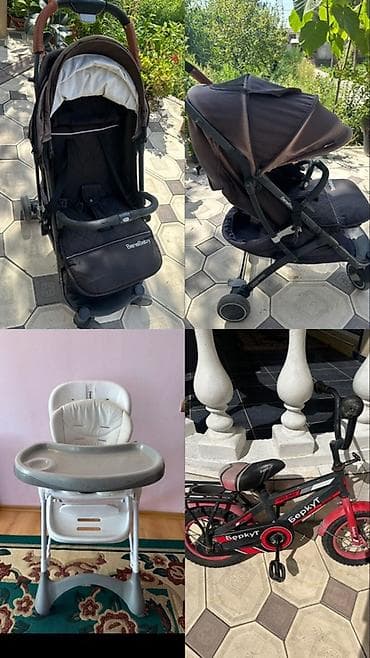 Детский транспорт: Город Манас, все вместе 6000 сом ! Набор детских товаров: 1) — 1