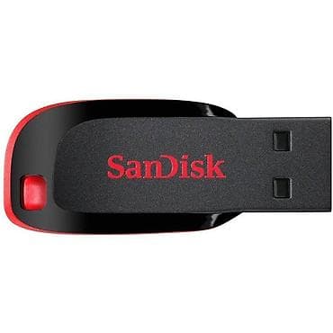 USB - флешка SanDisk Cruzer Blade 64 GB USB 2.0 at lalafo.kg USB - флешка SanDisk Cruzer Blade 64 GB USB 2.0