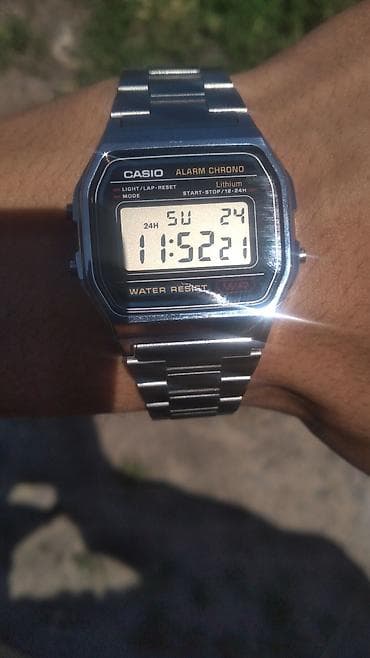 Классические часы часы, Casio, Водонепроницаемые, Мужские, Б/у