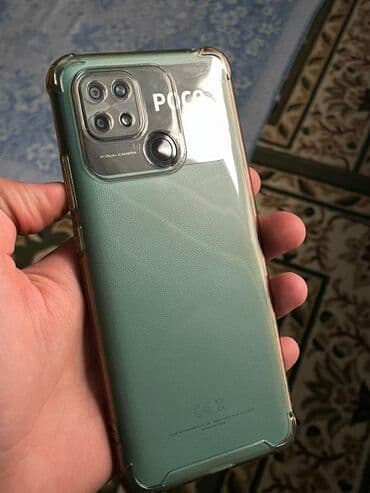 телефон арзан айфон: Poco C40, Жаңы, 64 ГБ, түсү - Жашыл, 2 SIM — 2