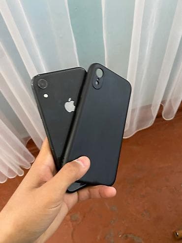 meta qest: IPhone Xr, 64 ГБ, Черный, Зарядное устройство, Защитное стекло, Чехол, 77 % — 1