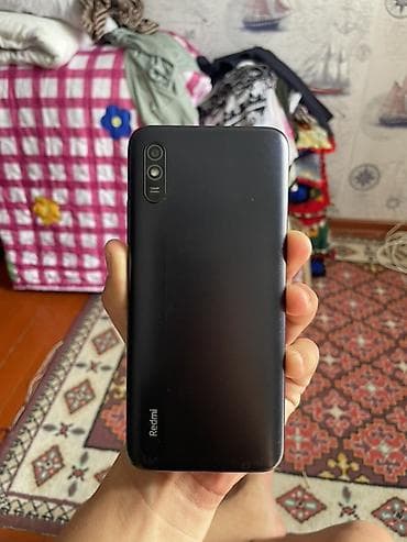 Redmi, Redmi 9A, Колдонулган, 64 ГБ, түсү - Кара