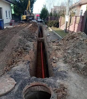 full construction: Монтаж наружной канализации под ключ - Прокладка труб в траншее с — 5