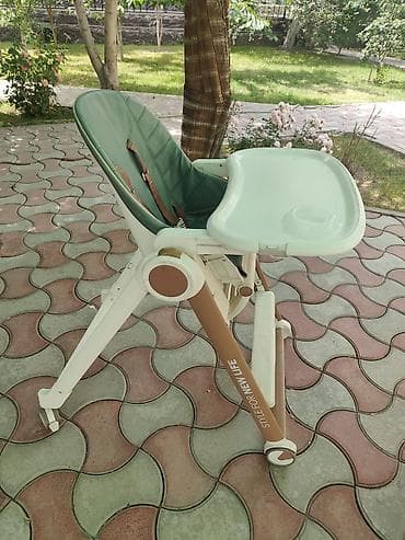 Тигүүчүлөр үчүн отургучтар: Тамактандыруучу отургуч, Башка бренд, Пластик, Отургучтун башка түрү, түсү - Жашыл — 2