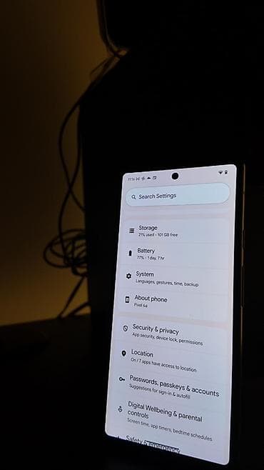 pixel 3a: Google Pixel 6A, 128 ГБ, цвет - Черный — 4
