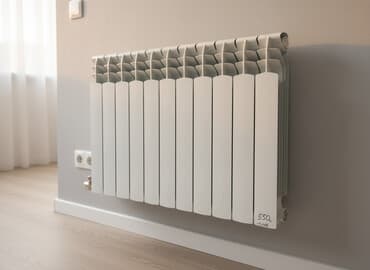 Биметаллический радиатор отопления, белый, секционный. Характеристики